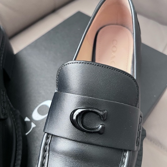 Coach Black Leah Loafers - Picture 5 of 13